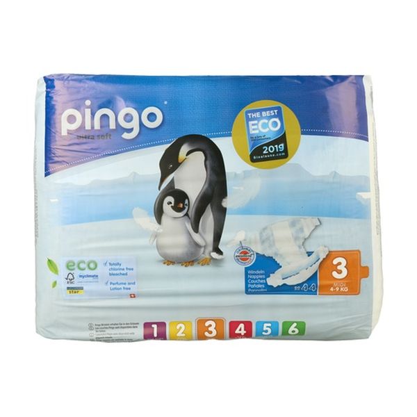 Pañales ecológicos Pingo: suavidad para tu bebé.